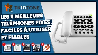 Les 5 meilleurs téléphones fixes faciles à utiliser et fiables [upl. by Aiker]