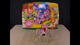 SUGAR CONE CART BUILDING BLOCKS ICE CREAM PINK TRUCK calendar 2 [upl. by Nawtna]