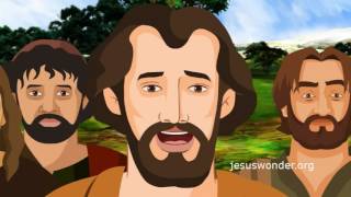 Bible stories for kids  Jesus Christ Raises Lazarus from the Dead  Hindi Cartoon Animation [upl. by Ardeen]