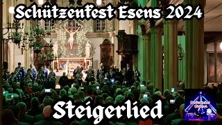 Schützenfest Esens 2024  Steigerlied in der St Magnus Kirche gespielt vom Stadtorchester Wiesmoor [upl. by Chlores]