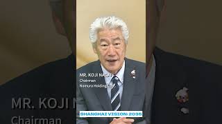 Koji Nagai Shanghai is expected to become the center of global economy [upl. by Aleahc]