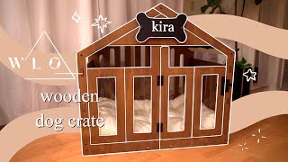 kiras dog house ☁︎  WLO wooden crate [upl. by Ogait34]