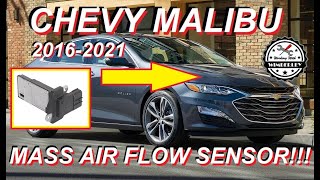 How To Change Mass Air Flow Sensor MAF 20162021 Chevy Malibu 15L Turbo Replacement LS LT Premier [upl. by Adlig205]