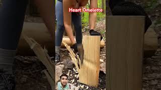 Real Forest Girl camping survival bushcraft outdoors bushcrafter bushcrafting satisfying [upl. by Virgy]