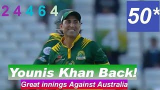 Younis Khans Incredible Inning Against Australia  Masterclass in Batting [upl. by Akiras]