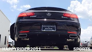 2016 Mercedes S550 COUPE Exhaust SOUND in COMFORT and SPORT Mode [upl. by Alleber]