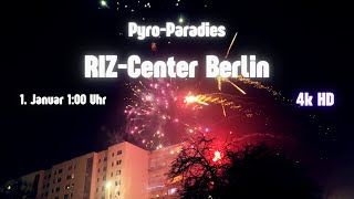 Pyro Paradies RIZ in Berlin  Premium Feuerwerk und fette BKS Böller nonstop  4k HD [upl. by Burkhart97]