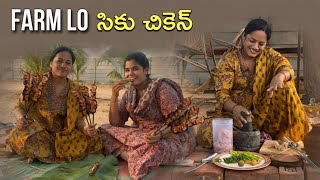 మన ల్యాండ్ లో సీకుల చికెన్😋 chicken youtube farmland subscribemychannel [upl. by Anemaj]