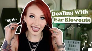 Dealing With Ear Stretching Blowouts  What Are They How to Heal amp Prevent [upl. by Eidnyl]