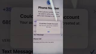 Fix Create Apple ID Problem  Not Create Account  Your account cannot b e created at this time [upl. by Hisbe]