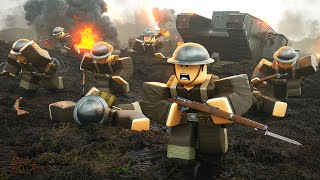 I Command a GIANT RAID on ROBLOX Entrenched WW1 game [upl. by Enyawal]