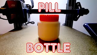 Pill Bottle Multiple Sizes  3D Print Timelapse [upl. by Mckenzie]