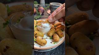 Chilli Garlic Potato 🥔🌶️🧄 snacks snacksrecipe potatosnack aloosnack snackideas quicksnacks [upl. by Ydnec678]