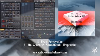 Free Zebra HZ Presets  Vicious Antelope  Trapezoid [upl. by Nnylecoj]