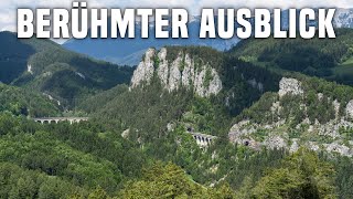 Semmering in Niederösterreich Wanderung zum berühmten quot20 Schilling Blickquot [upl. by Ahseenat948]