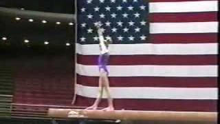 Nastia Liukin 2002 Podium Meet Beam [upl. by Arod]