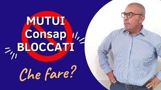 MUTUI CONSAP BLOCCATI CHE FARE [upl. by Hsina]