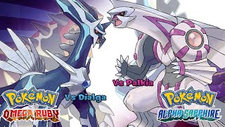 Pokémon Omega Ruby amp Alpha Sapphire  Palkia and Dialga Battle Music HQ [upl. by Susette492]