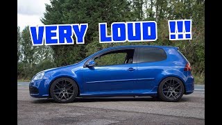 261 BHP VW MK5 R32  POV TESTDRIVE amp EXHAUST  VERY LOUD   GoPro [upl. by Vivyan163]