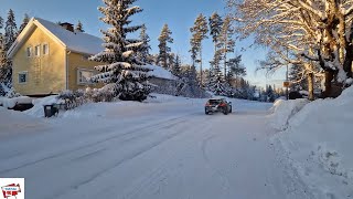 Walking Through a Winter Wonderland Sunny Day PostSnowfall in Jyväskylä Finland January 2024 [upl. by Brock]