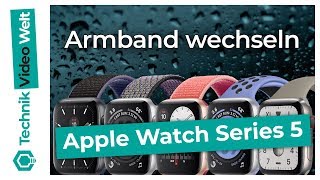 Apple Watch 5 Armband wechseln [upl. by Lierbag666]