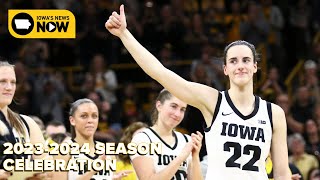 Hawkeye womens basketball 20232024 season celebration [upl. by Rabiah]