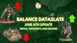 Death Guard  June Balance Dataslate Thoughts and Review  The Disgustingly Resilient Podcast [upl. by Emsmus843]