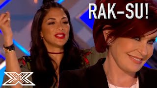 RakSu Have Nicole Dancing Along To SENSATIONAL Original Song  X Factor Global [upl. by Grosz]