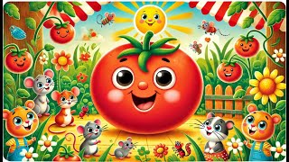 आहा टमाटर  Aaha Tamatar Bade Mazedar  Nursery Rhymes Kids Song in Hindi Rhymes mychildrenworld [upl. by Naashom]