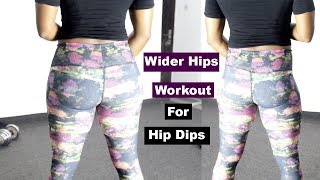 5 Minutes WIDER HIPS WORKOUT with ONLY DUMBBELL How to Get Bigger Hips Hip Exercises [upl. by Eilram]