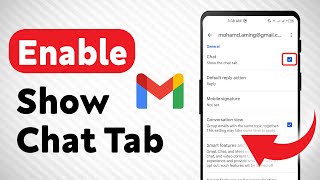 How to Enable Show Gmail Chat Tab Updated [upl. by Atteniuq]