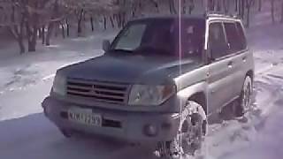 Pajero pinin in snow [upl. by Tibold]