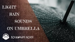 Light Rain Sounds On Umbrella To Fall Asleep Faster  Sleep Like A Pro [upl. by Warren930]