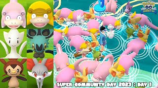 Day 1 of the Spectacular Super Community Day in Pokemon GO 2023 [upl. by Anoet]