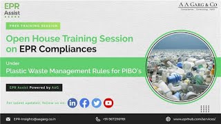 Training Session  EPR Compliance  Plastic Waste Management Rules [upl. by Colvin269]