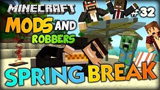 Tropical trolls with COCONUT BOMBS  Minecraft Modded Cops and Robbers Tropicraft Mod [upl. by Doyle]