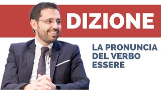 Corso di dizione  La pronuncia correrta del verbo quotesserequot [upl. by Marcus]