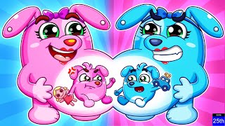 Pink and Blue Pregnant Woman  Bonus Preschool Songs  Kids Songs amp Nursery Rhymes  Dogo amp Friends [upl. by Ycnahc]