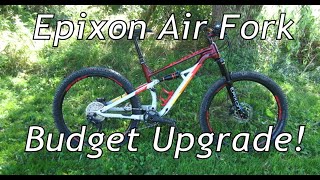 Polygon Siskiu D5 Gets An SR Suntour Epixon Air Fork Upgrade [upl. by Yleme]