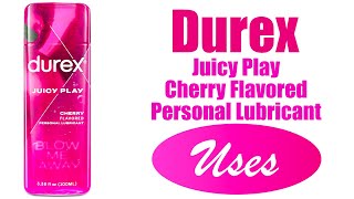 Durex Water Based Lube for Sex Cherry Flavored Lube Anal Lube amp Sex Lube for Women amp Men [upl. by Layne]