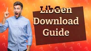 How to download from lib gen [upl. by Hillhouse]