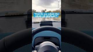 How to adjust the Head up display on MINI miniusa mini technology tech car 2025mini minilife [upl. by Anilrahc]