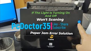 ALL CANON SCANNER Paper Jam SENSOR ERROR SOLUTION FIX [upl. by Retsub]