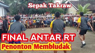 Final Sepak Takraw Antar RT se Desa Gemaharjo [upl. by Bushweller]