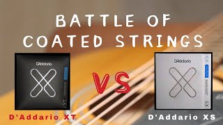 DAddario XS vs DAddario XT Acoustic Guitar Strings Comparison [upl. by Eade]