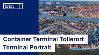 Container Terminal Tollerort – short portrait and technical data of CTT in the Port of Hamburg GER [upl. by Einial]