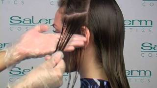 Keratin Shot de Salerm Cosmetics Español [upl. by Annaillil]