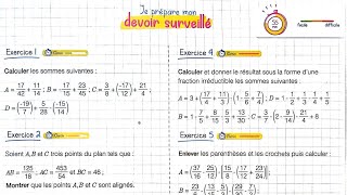 Devoir Surveillé 1 1ère Semestre 2ème Année Collège Mon Grand labo en mathématiques la page 31 [upl. by Etnoed264]