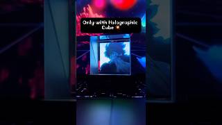 Bring your room to life with holographic elegance cube 3ddecor 3dhologram anime fyp [upl. by Wise561]