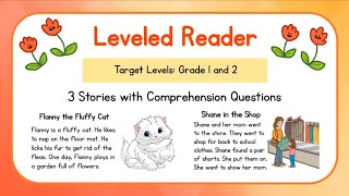 Reading for Grade 1 and Grade 2  Reading Comprehension  Learn English Through Stories Set 1 [upl. by Ellek300]